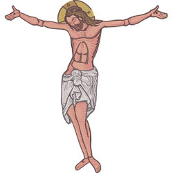 Embroidery Design Jesus Crucified 35x37