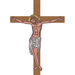 Diseño Para Bordado Jesus ​​​​crucificado 27cm