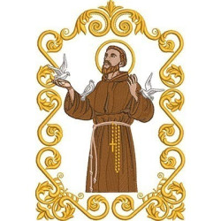 MOLDURA DE VOLUTAS COMPLETA SÃO FRANCISCO