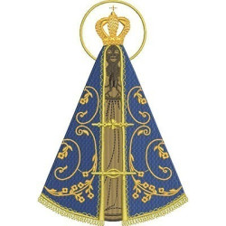 Matriz De Bordado Nossa Senhora Aparecida 20 Cm