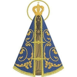 Matriz De Bordado Nossa Senhora Aparecida 15 Cm