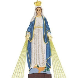 Matriz De Bordado Nossa Senhora Das Graças 25 Cm