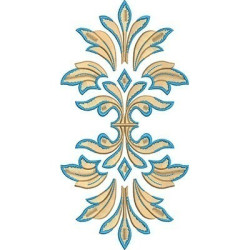 Embroidery Design Voluts 2 Tone 26 Cm