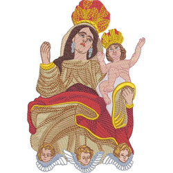 Diseño Para Bordado Nuestra Señora De Los Remedios 2