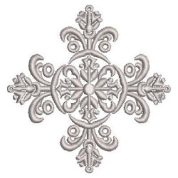 Embroidery Design Decorated Cross 190