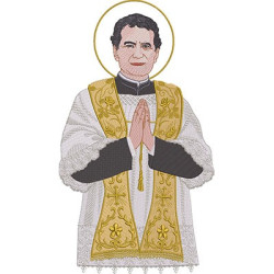 Diseño Para Bordado Busto De Don Bosco