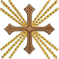 Embroidery Design Decorated Cross 234