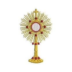 Embroidery Design Monstrance 8 Cm