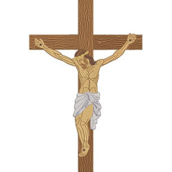 JESUS CRUCIFIED 17X27