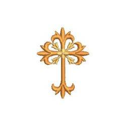 Embroidery Design Decorated Cross 237