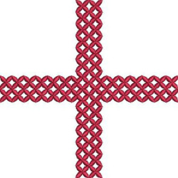 Embroidery Design Decorated Cross 238