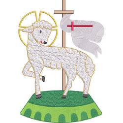 Embroidery Design Lamb Of God 3