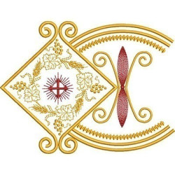 Diseño Para Bordado Bordado Para Gasto Cruz Con Uvas