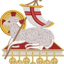 Embroidery Design Lamb Of God 5