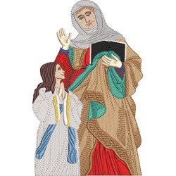 Embroidery Design Saint Anne And Maria