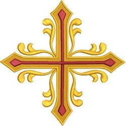 DECORATED CROSS 242