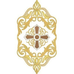 Embroidery Design Decorated Cross 245