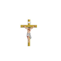 Diseño Para Bordado Jesus ​​​​crucificado 5 Cm