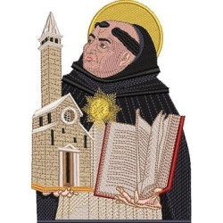 Embroidery Design Saint Thomas Aquinas