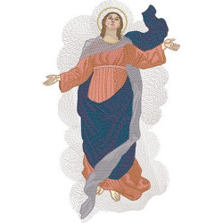 Diseño Para Bordado Nuestra Señora De La Asunción 4