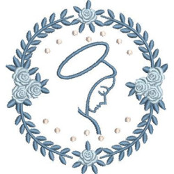 Embroidery Design Marian Frame 34