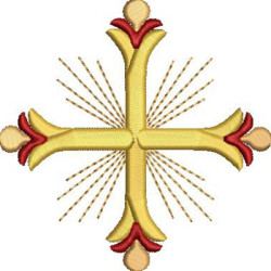 DECORATED CROSS 259