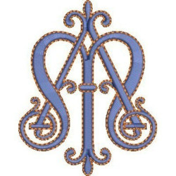 Embroidery Design Marian 9 Cm