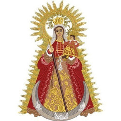 Diseño Para Bordado Virgen De Los Remedios 4
