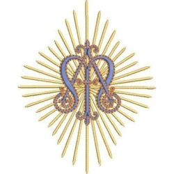 Embroidery Design Marian 13 Cm