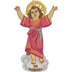 Embroidery Design Boy Jesus You Reinare