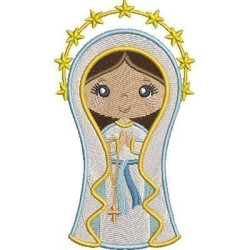 Matriz De Bordado Nossa Senhora De Lourdes Cute