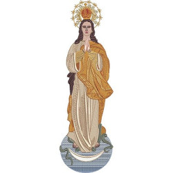 Embroidery Design Saint Mary Of The Angels 2