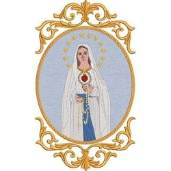 MEDALLA NUESTRA SEÑORA DEL CORAZÓN QUEBRANTADO 