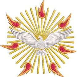 Embroidery Design Pentecost 11 Cm