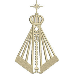 Embroidery Design Our Lady Of Aparecida Stylized 3