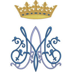 Embroidery Design Marian 28 Cm