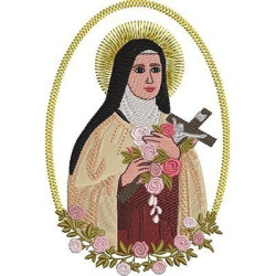 Embroidery Design Saint Therese Of Lisieux 2