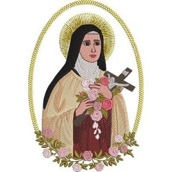 Embroidery Design Saint Therese Of Lisieux 3