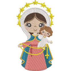 OUR LADY OF THE ROSARY CUTE 2