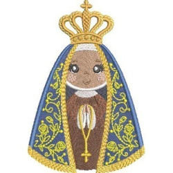 Embroidery Design Our Lady Of Aparecida Cute