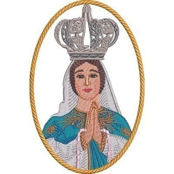 Embroidery Design Our Lady Of The Nativity Medal