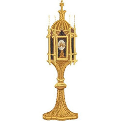 Embroidery Design Monstrance 14 Cm