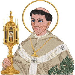 Embroidery Design Saint Norbert, Apostle Of The Eucharist