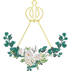 Embroidery Design Our Lady Of Aparecida Decorated