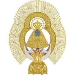 Embroidery Design Virgin Of Los Angeles 2