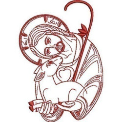 Embroidery Design Jesus Good Shepherd Little