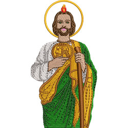 Diseño Para Bordado San Judas Tadeu 10 Cm