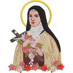 Matriz De Bordado Santa Teresinha Do Menino Jesus 4