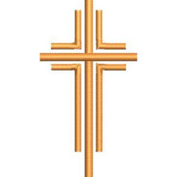 Embroidery Design Decorated Cross 247