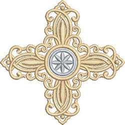 DECORATED CROSS 249